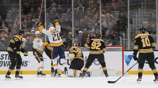 BSJ Game Report: Predators 2, Bruins 1 - B's lose at home to depleted Predators taken at BSJ Headquarters (Bruins)